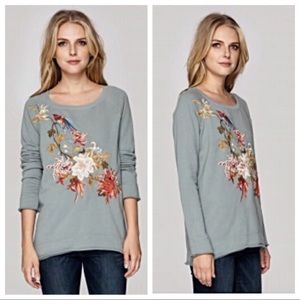 johnny was • celeste high/low sweatshirt